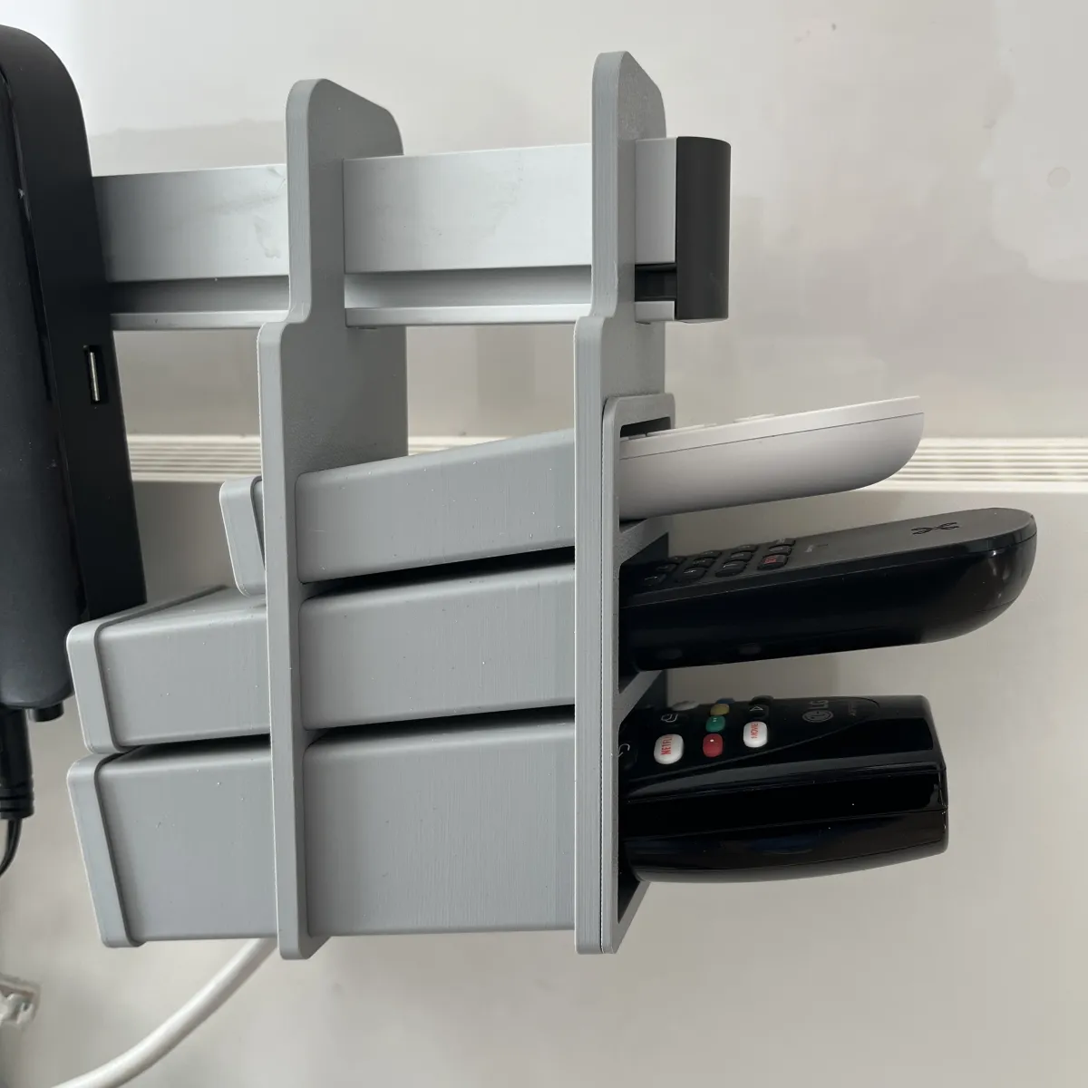 Support rangement télécommande TV