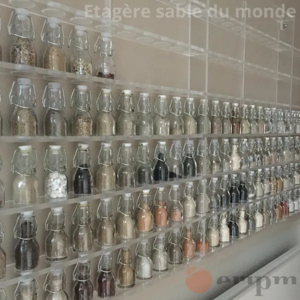 Etagère sable du monde